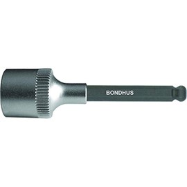 Bondhus 43984 14mm ProHold 1/2" Drive Socket Ball End Bit w/ProGuard Finish, 2"