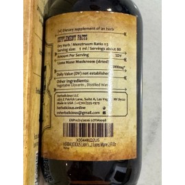 Lion 5 Bottles 2oz Lion’s Mane Liquid Mushroom Supplement Premium Mushroom Extract