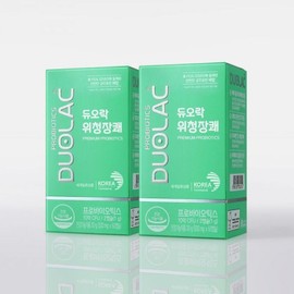 duorock Dualac Stomach Cheong Delight 2 units (60 days worth) + Stop 9 days / Lactobacillus Probiotics / 듀오락 위청장쾌 2개 (60일분) +스탑9일 / 유산균 프로바이오틱스