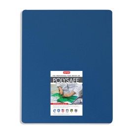 Dexas NSF Certified Polysafe Pastry Board, 16 x 20 inches, Reversible Kitchen Cutting Board, Blue