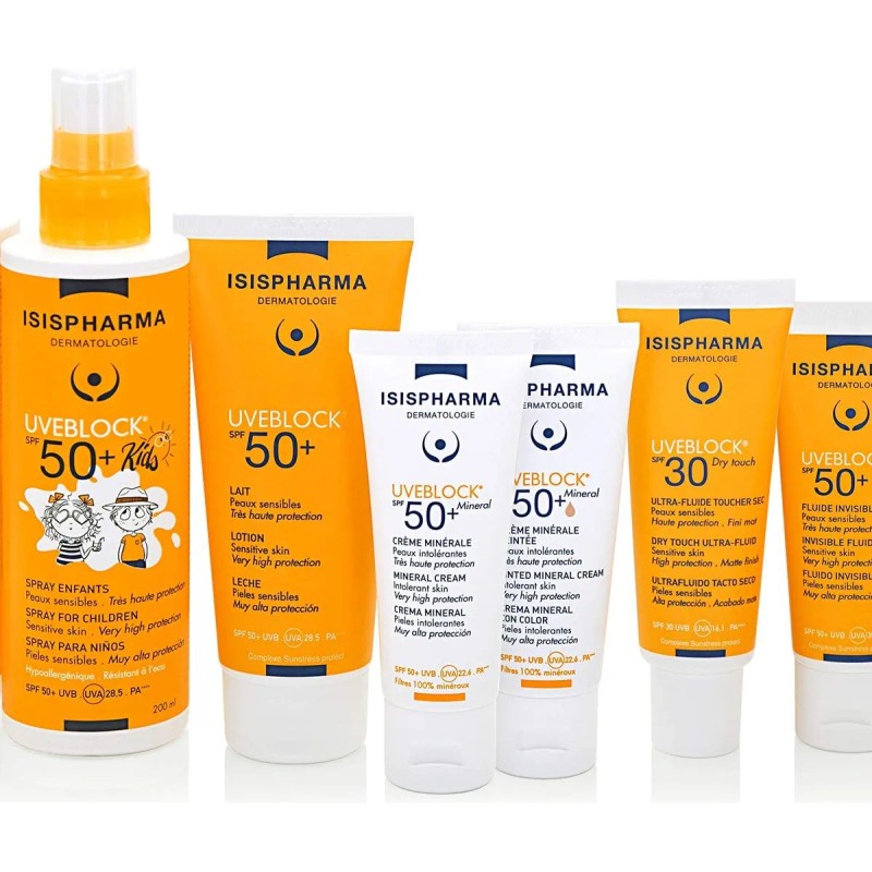 Isispharma Crema Mineral Uveblock Spf50+ 40ml Makeup Cosmeti