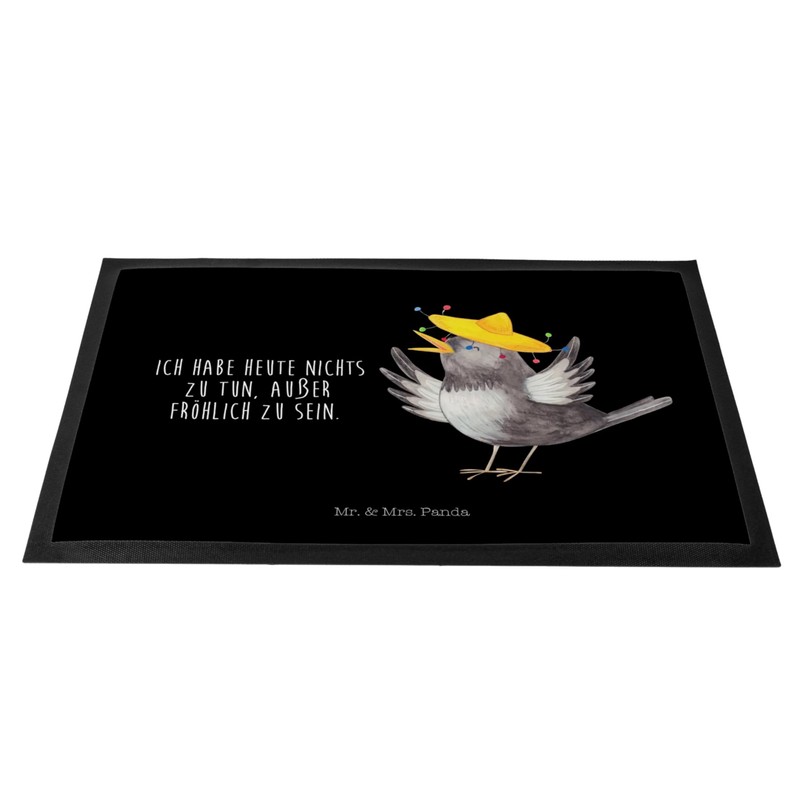 Mr. & Mrs. Panda 40 x 60 cm Doormat Raven