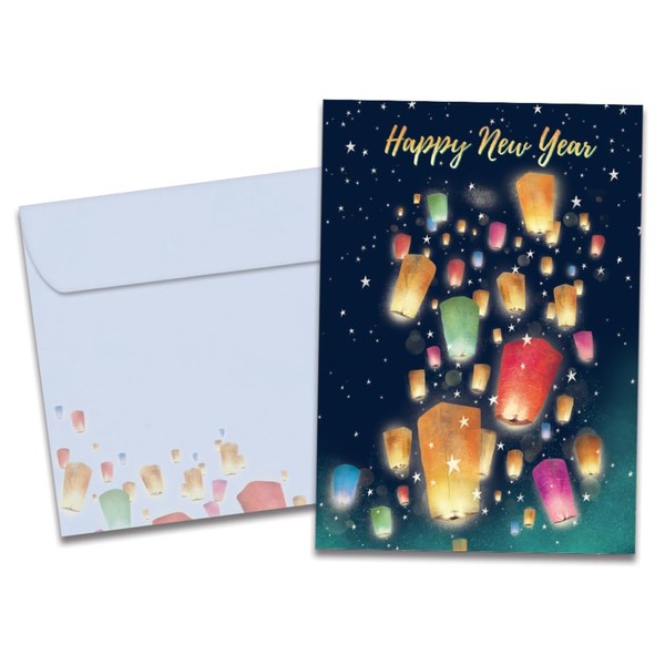 Tree-Free Greetings New Year Card with Matching Envelope, Eco Friendly,