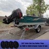 1.98" Trailer Hub Cap Rubber Plugs, 4 PCS Trailer Dust