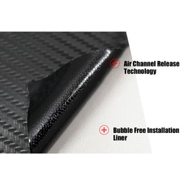 Qisan Black3D flexible car carbon fibre vinyl film