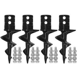 Dock Auger for 2" OD Pipe w/ 1.725" ID or 1.790" ID, Dock Sand Auger for PVC Tubing Sandbar Anchor or Aluminum Dock Post Pole,Stationary/Floating Dock Auger Anchors for Mud,Sand,Lake,Clay,River Bottom
