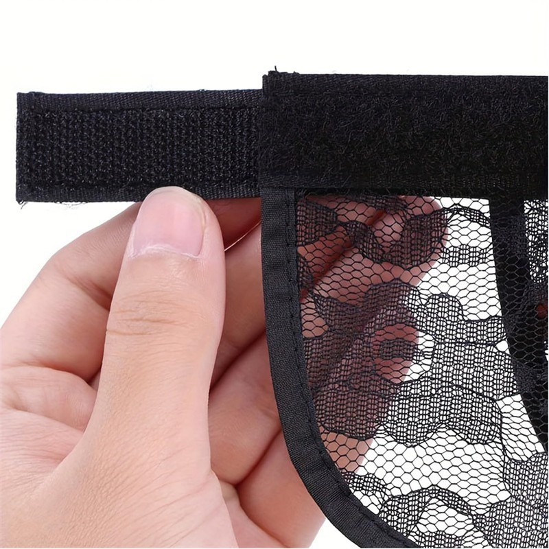5 Pack Ponytail Extension Lace Base Hook and Loop Ponytail
