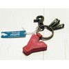 Quitter qt-119 Italian Leather Initial Parts Key Holder, Made in