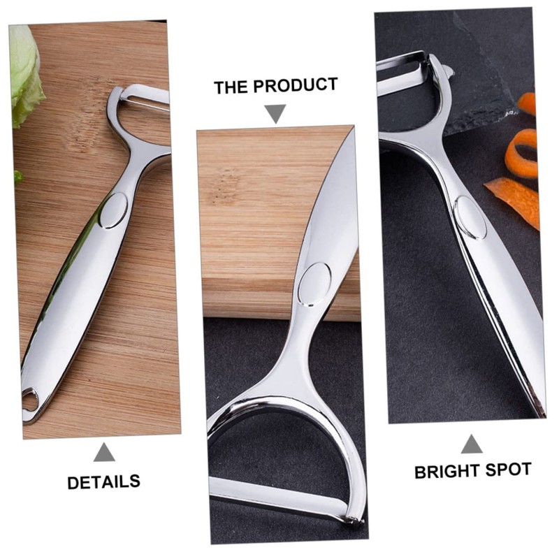 FUNOMOCYA 2pcs Y Shape Vegetable Peeler Stainless Steel Fruit Peeler