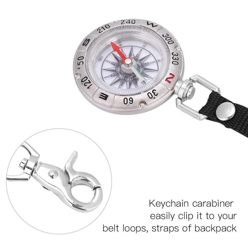 Survival Compass Watch Compass Mini Pocket Compass, Camping Compass, Camping