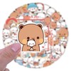 100PCS Bubu dudu Stickers for Water Bottle Laptop,Cute Cartoon Decals