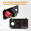 CLUBRALLY Golf Cart Key Switch Console Plate-Red