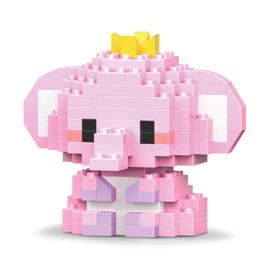 Calf Elephant Micro Building Bricks Kits, Cute Elephant Mini Building Blocks Set, Colorful Animals Toy Educational Creative Model Building, for Girls and Boys Age 6-14, Gift for Christmas, Birthday