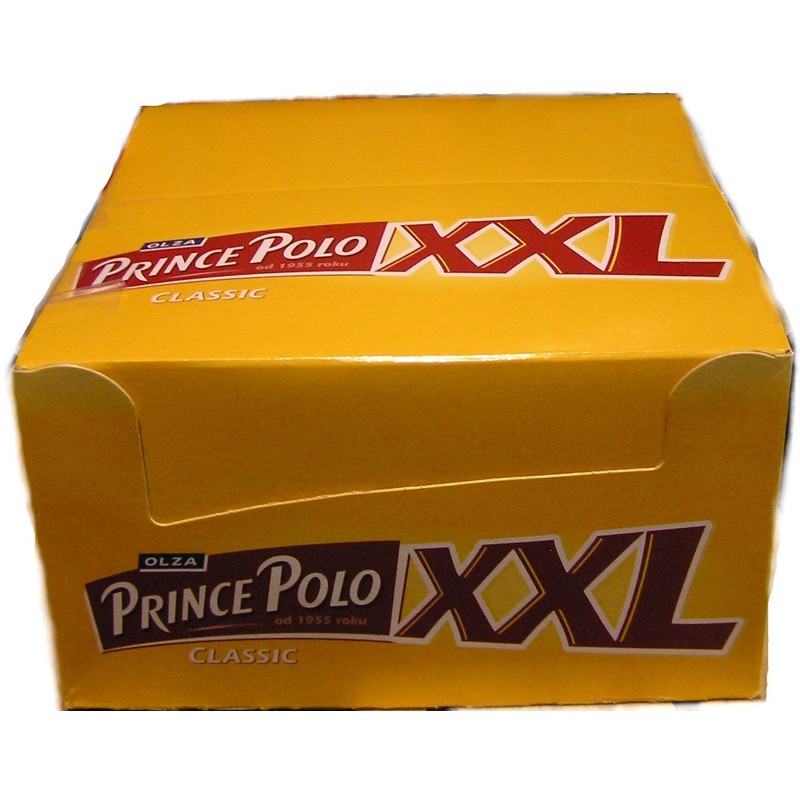 Wafer Bar Dark Chocolate Prince Polo XXL 52g/1.8oz(Pack of 28)