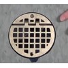 Hinged Floor Drain Grate, 6" Round