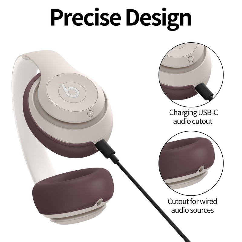 Silicone Case Compatible with Beats Studio Pro, Silicone Ear Pads