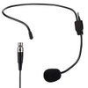 Mini XLR 3 Pin TA3F Plug Headwear Microphone Headset Microphone
