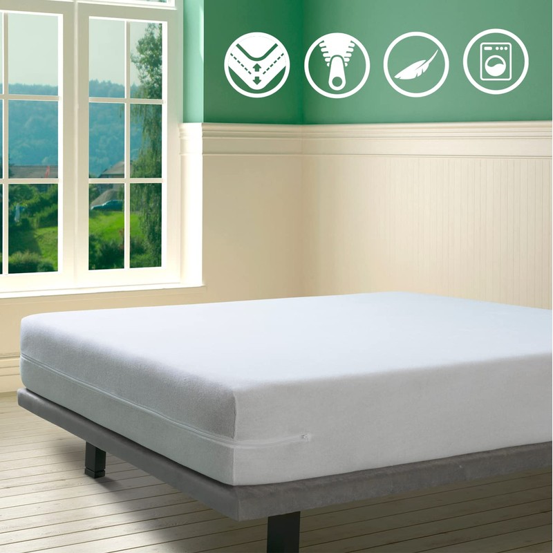 SAVEL - Mattress Encasement (105x190/200 cm) | Silk Touch |