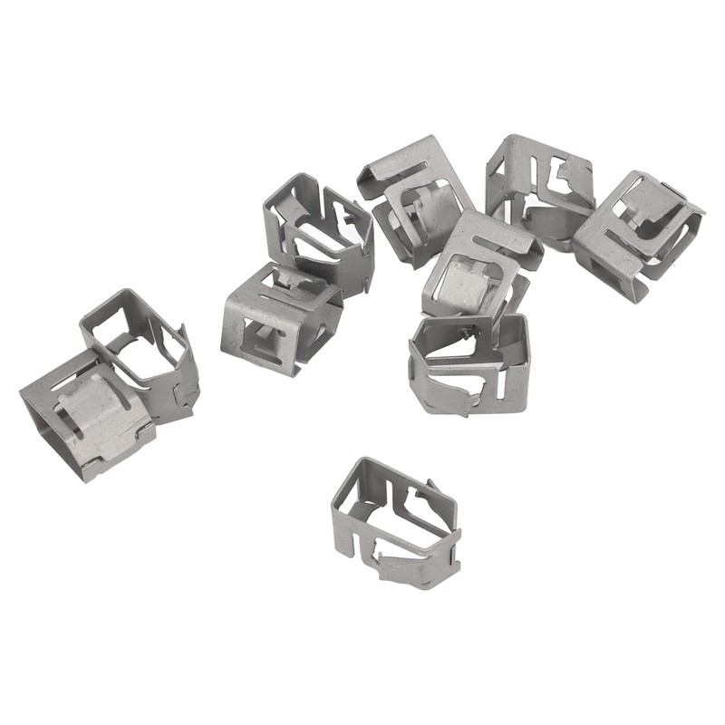 10PCS Solar Panel Mounting Mount Spring Steel Zinc Aluminum Coating