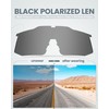 Excoutsty Polarized Sports Sunglasses for Men Women,UV400 Windproof Baseball Cycling
