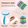 Cheriswelry 44.62 Yards Round Waxed Cotton Cords 1mm Thread Beading