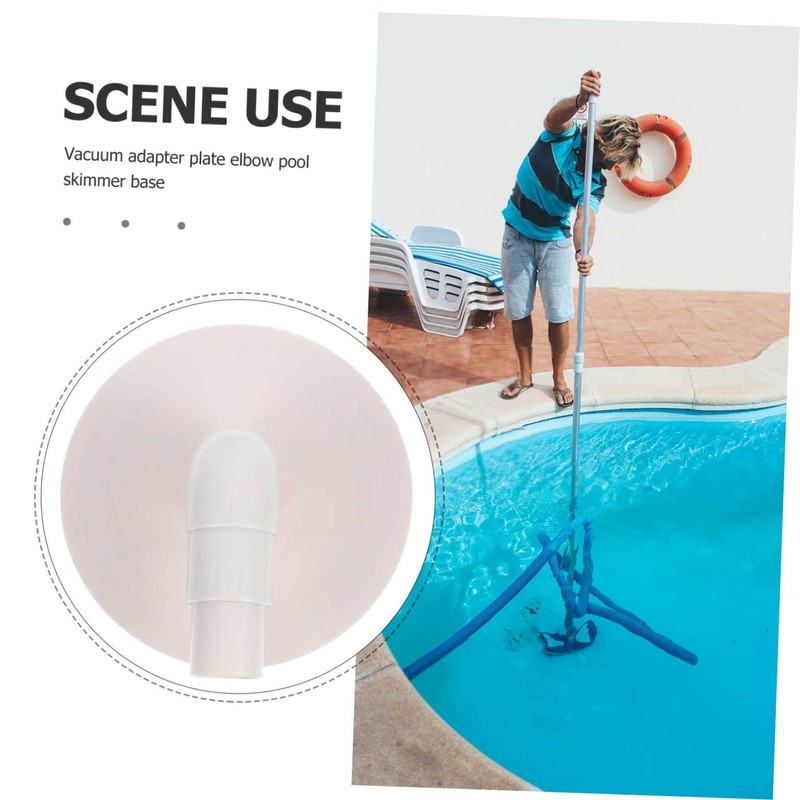 Levemolo Pool Vacuum Hose Connector Adapter for Above Ground Skimmer