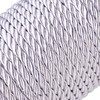 32 Yards 5mm Twisted Trim Cord Silver Polyester Twine Decorative