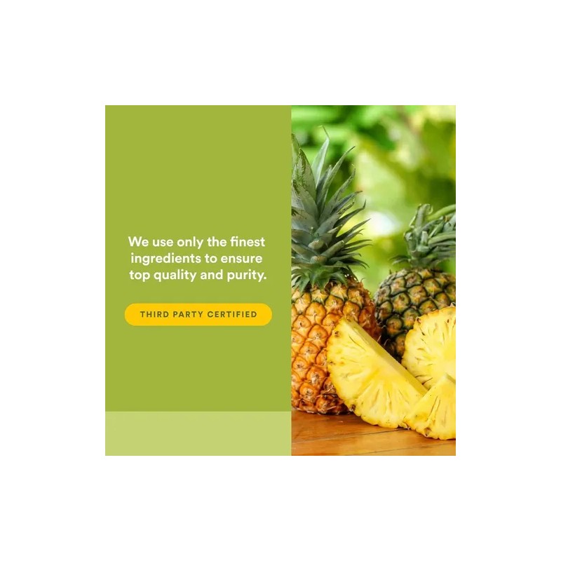 Natural Factors Bromelaína 500mg 90 Cápsulas Sin Sabor