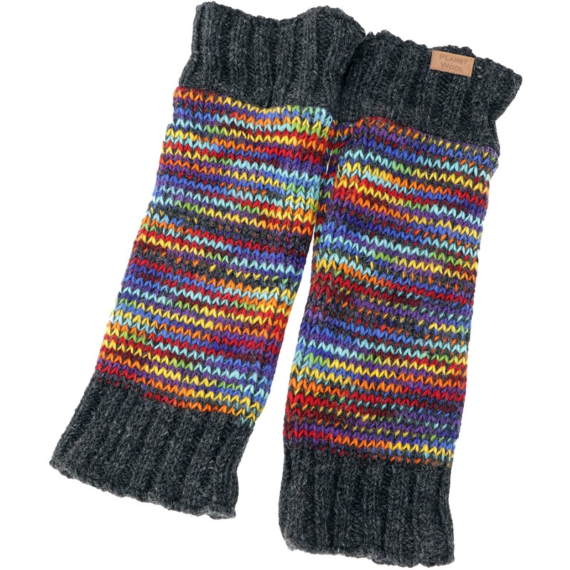 GURU SHOP Wool Warmers from Nepal, Leg Warmers Made of