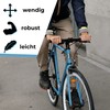 LOEVELOSI SingleSpeed Handlebar Flat White 38 cm Short Aluminium Flatbar