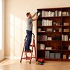 3 Step Ladder Folding, Step Stools for Adults with Wide