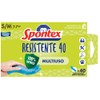 Spontex Pack of 40 Disposable Gloves, Hypoallergenic, Nitrile Gloves, Size