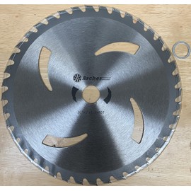 Archer New! 10" 40th Carbide Tipped Brush Cutter Blade 254mm for 1" & 20mm Arbor shafts