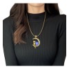 Joyawish - Set Collar Gato Luna + Aretes Regalo Mama