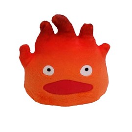 Sun Arrow Studio Ghibli Nakayoshi Beanbag "Howl's Moving Castle" Calcifer K-9277 Plush Toy Size (W x H x D): 6.9 x 6.3 x 4.7 inches (15 x 16 x 12 cm)