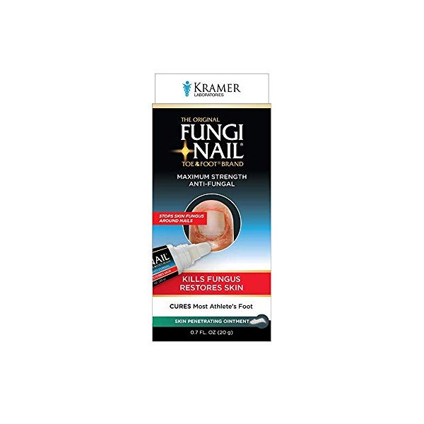 Fungi Nail Toe and Foot Ointment, 0.7 Ounce (2 Pack)
