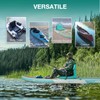 Niphean Ergonomic Kayak Seats with Back Support, Easy-to-Install Inflatable Paddle