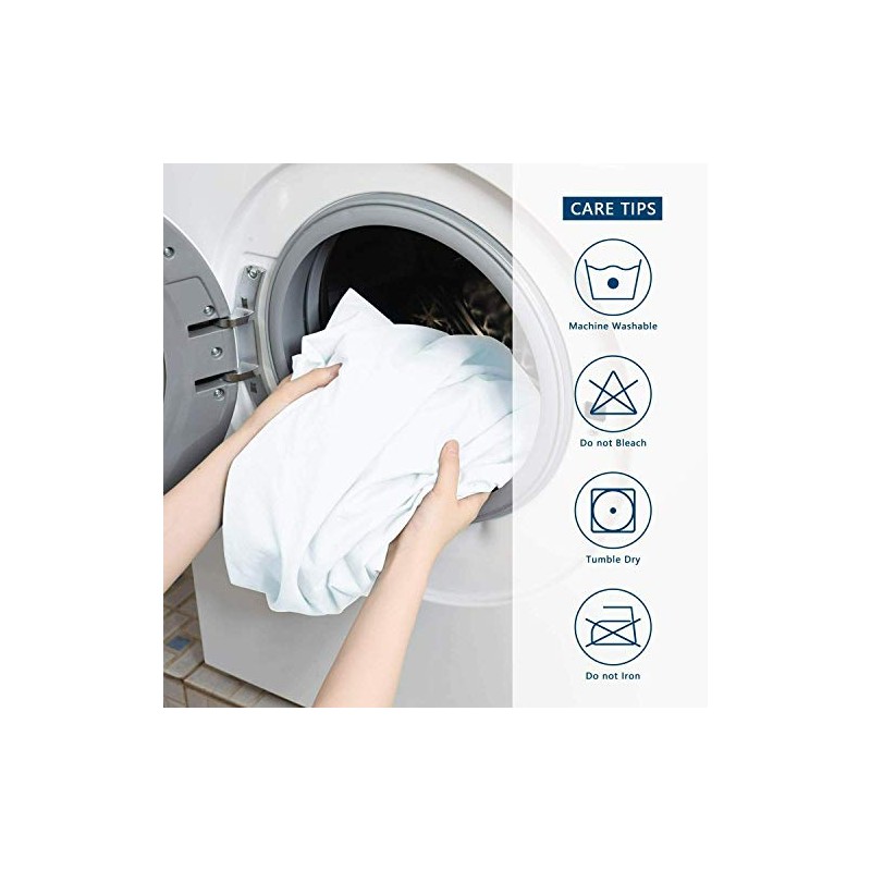 ComfortCare ComfortCare, Washable Incontinence Pad, Bed Protector Sheet, White, 90