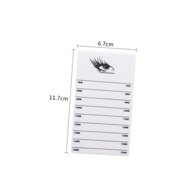 Baluue 2pcs Acrylic Lash Display Boards for Eyelash Extensions Lash Holder for Beauty Salons and Home Use Essential Tool for Grafting and False Application