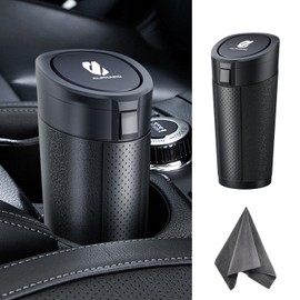 Alphard Car Trash Can, Slim, Bottle-type, Soft Trash Can, 2 Ways to Open Lid, Alphard 40 Series, 30 Series, 20 Series, Custom Accessories, Interior Parts, Small Storage, Stylish, Trash Can, Car