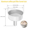 Moka Pot Funnel Replacement 1-Cup Fits for Mocha Coffee Maker,Coffee