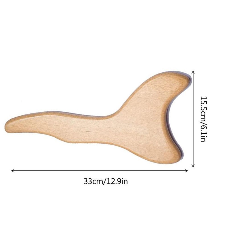 Wood Gua Sha Tools Wooden Massager Anti Cellulite Lymphatic Drainage