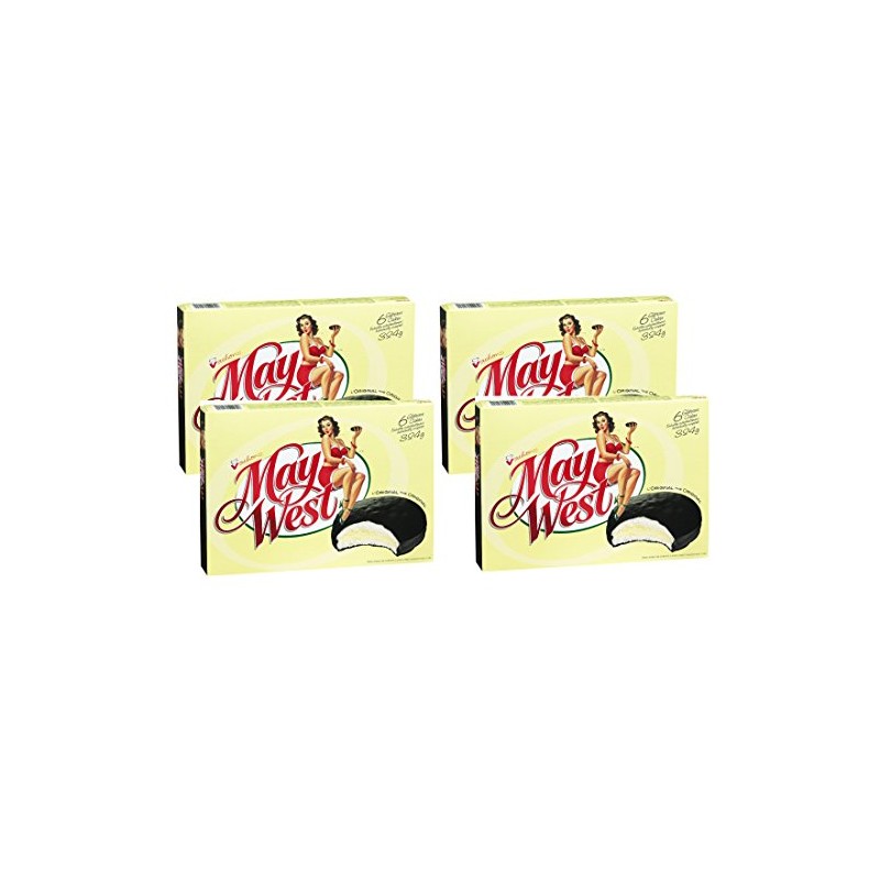 (4 Box) 6 Cakes Vachon the Original May West Cakes