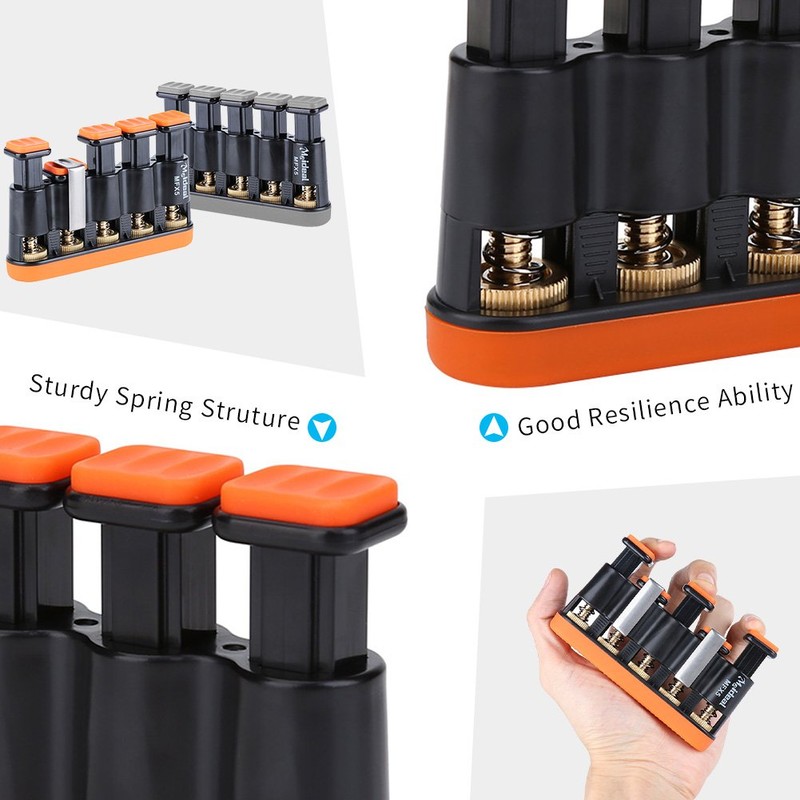 Guitar Finger Exerciser, Hand Strengthener Trainer Tension Exerciser Grip for