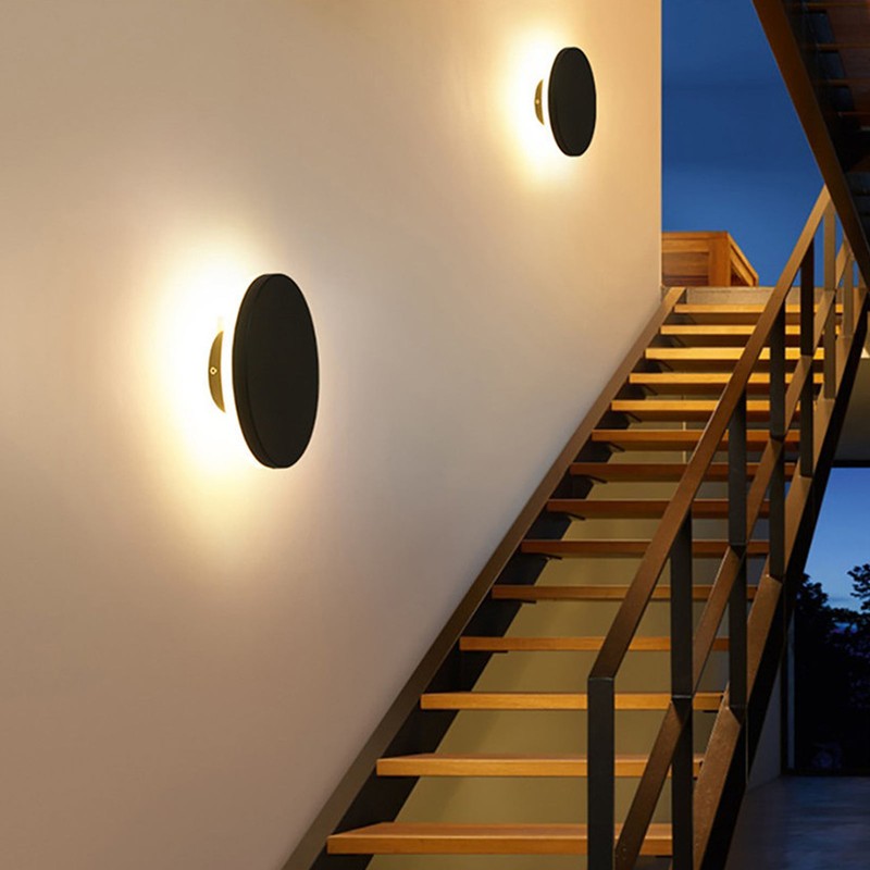 LED Wall Light Round Solar Eclipses Modern Simple Design 360