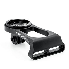 Casecentive Wahoo Bolt / Roam Stem Mount with GoPro Support and Lamp Holder Black