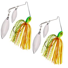 Tungsten Spinner Bait- 3/8 oz- Hot Tiger (2 Pack)