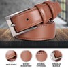 Marino’s Premium Belt Men, Genuine Leather Dress Belt for Men,