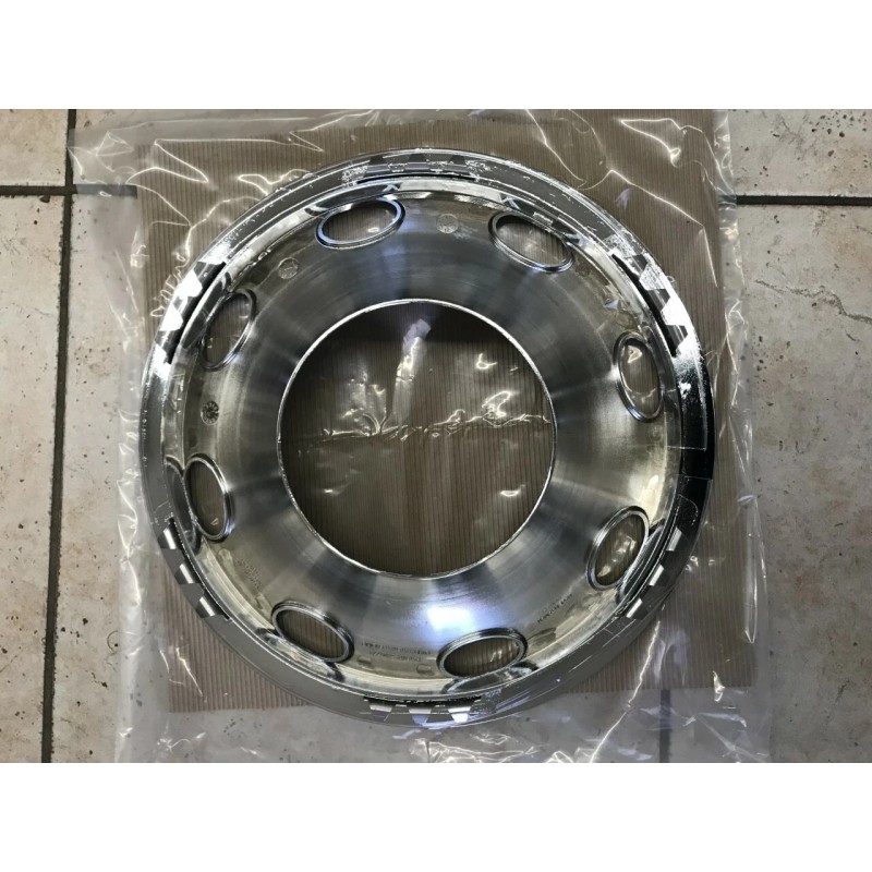 PHOENIX USA (1) 15" 6 Lug 2pc Chromed Trailer Wheel