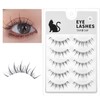 False Eyelashes, Natural, Transparent Axis, Bunch, Eyelashes, Easy, Beginners, Easy